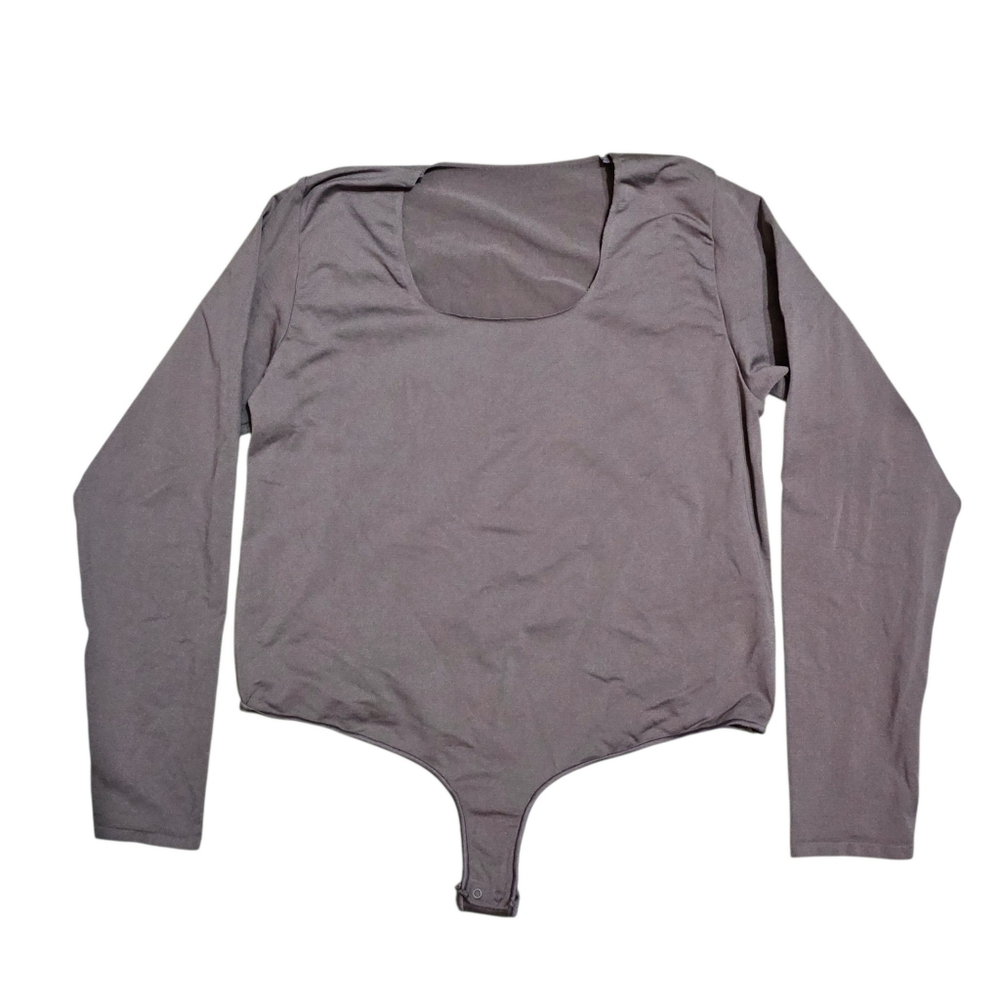 SKIMS Essential Long-Sleeve Scoop Neck Bodysuit 4X- 5XL